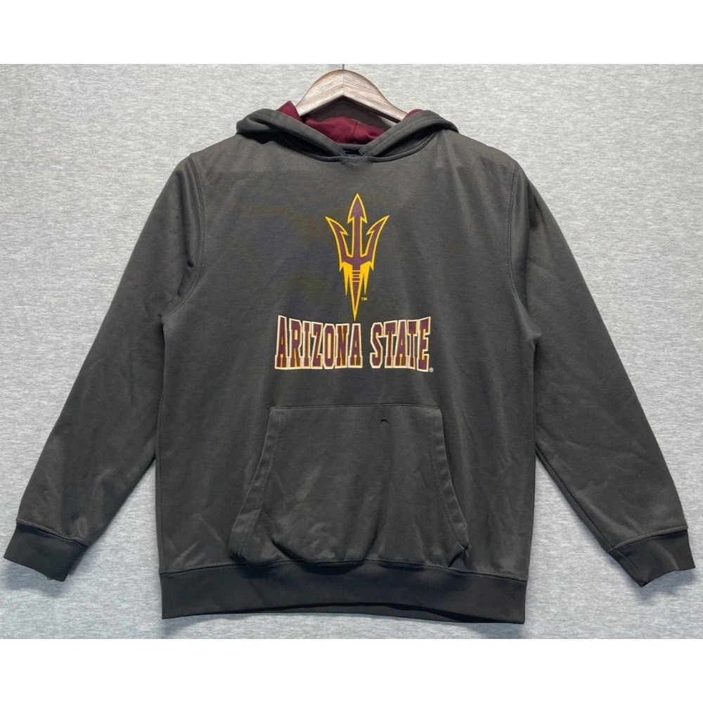 Arizona State Sun Devils Hoodie Youth M Charcoal Campus Heritage NCAA Football